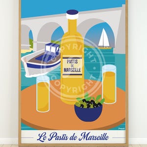 Poster of Marseille pastis