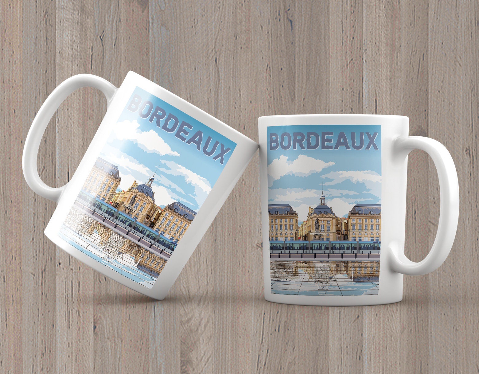 Mug de La Ville Bordeaux - Place Bourse