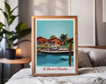 Affiche du Bassin d'Arcachon