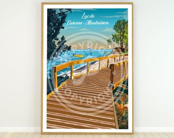 Affiche du Lac de Maubuisson