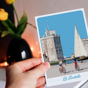 Carte postale de La Rochelle - port