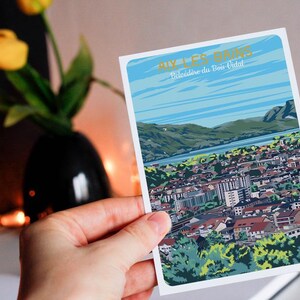 Carte postale d'Aix-les-Bains - Belvédère du Bois Vidal