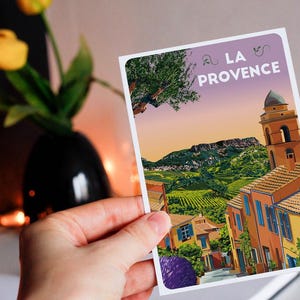 Carte postale de La Provence verte