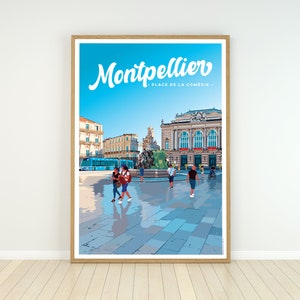 Poster of Montpellier - Place de la Comédie