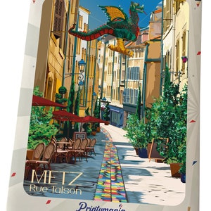 Cartel Metz - Calle Taison imagen 4