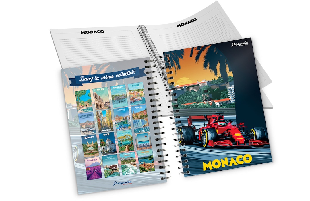 NOTEBOOK - Monaco Gp - Etsy