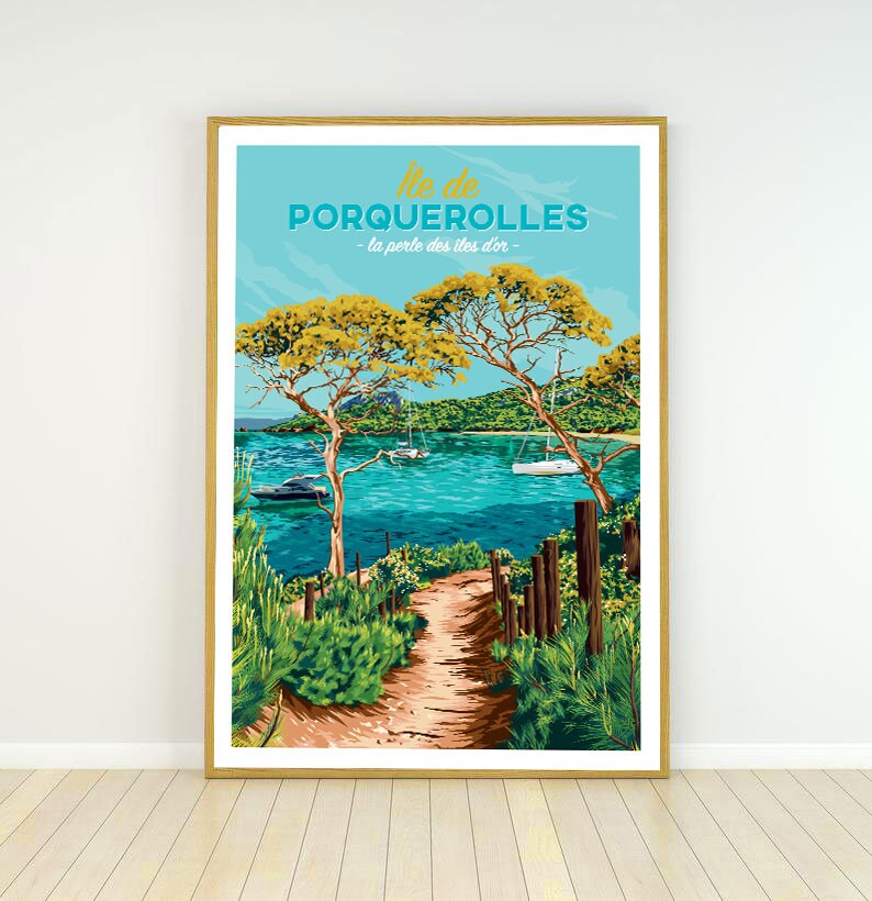 Affiche de L'île Porquerolles