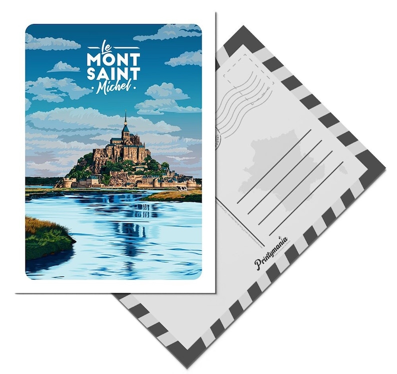 Carte postale du Mont-Saint-Michel zdjęcie 1
