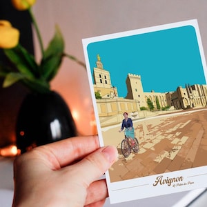 Carte postale d'Avignon - Palais des Papes