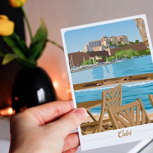 Carte postale de Calvi - la Baie