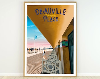 Affiche de la ville de Deauville