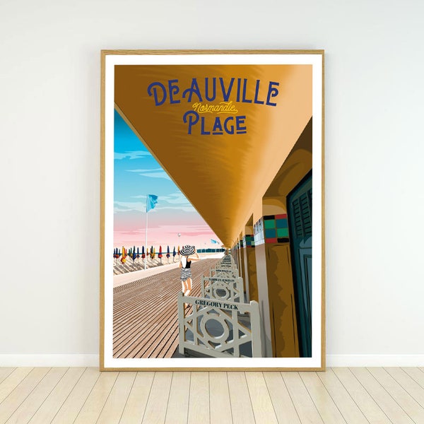 Affiche de la ville de Deauville