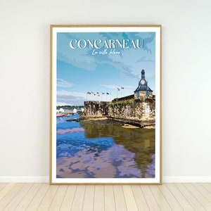 Cartaz da cidade de Concarneau