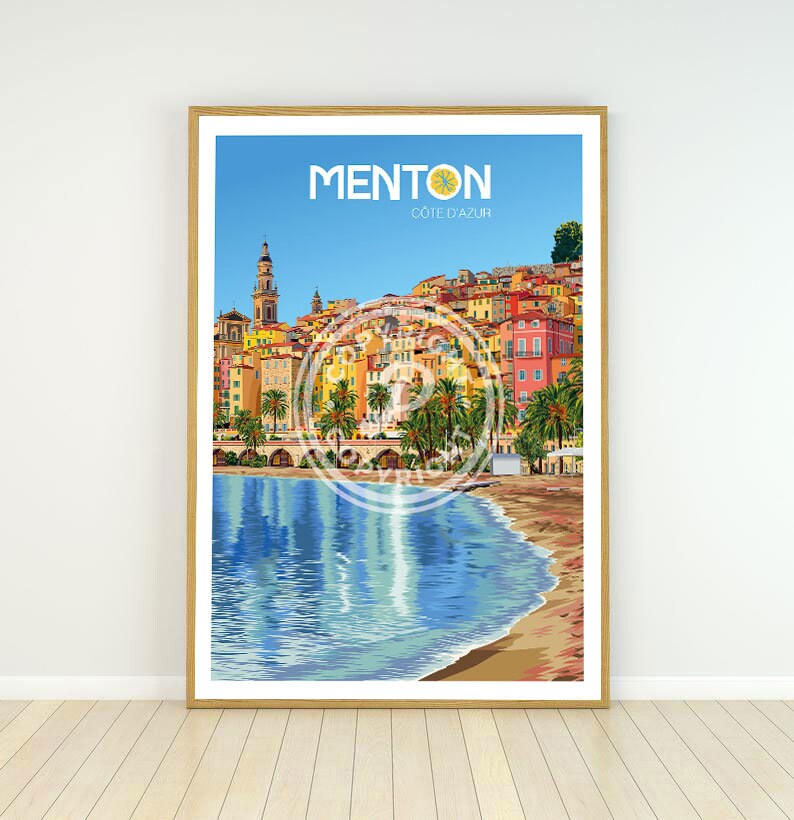 Affiche de La Ville Menton