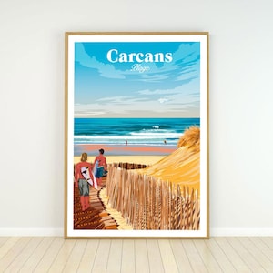 Poster von Carcans - Strand