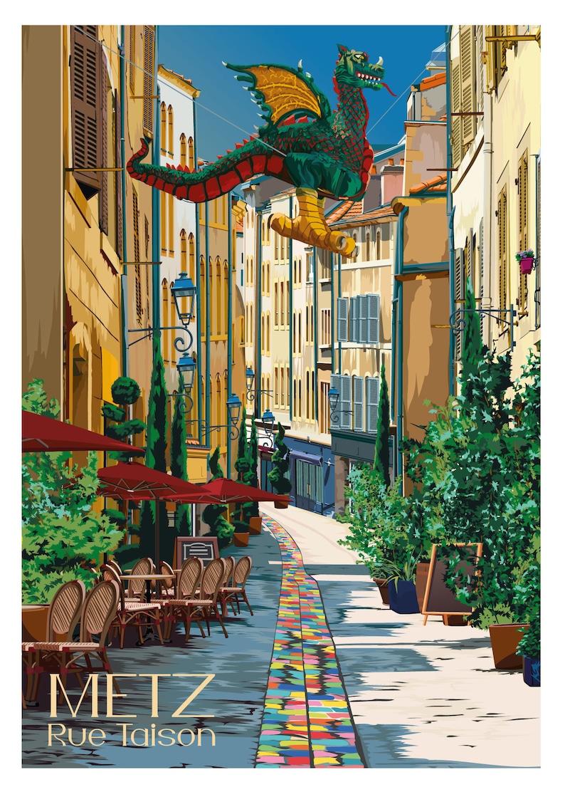 Cartel Metz - Calle Taison imagen 2