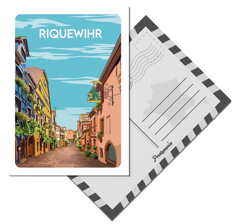 Carte postale de la ville de Riquewihr image 1