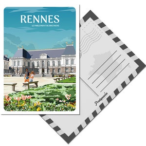 Carte postale de Rennes