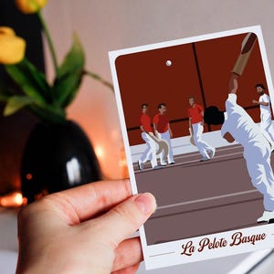 Carte postale de la Pelote Basque
