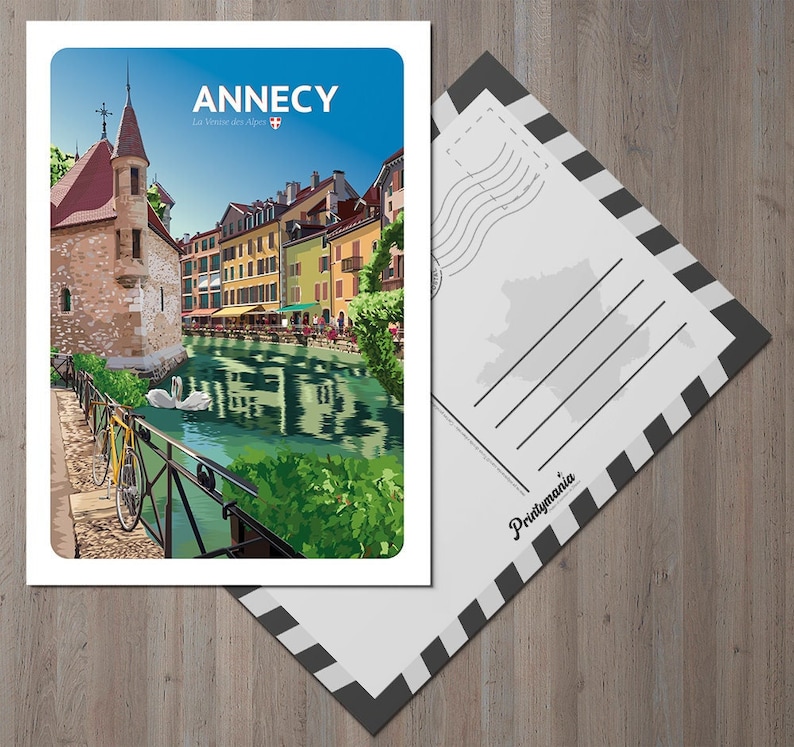 Cartolina dalla città di Annecy immagine 1