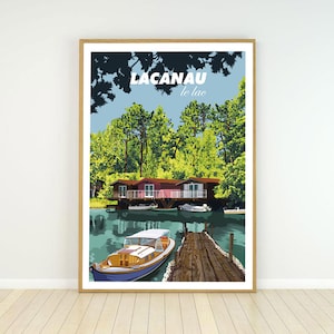 Plakat von Lacanau Lac