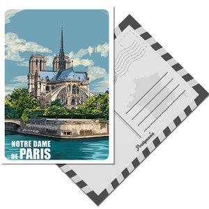 Carte postale de Paris - Notre Dame