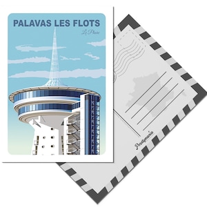 Carte postale du phare de Palavas les Flots