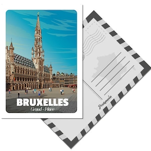 Carte postale de Bruxelles