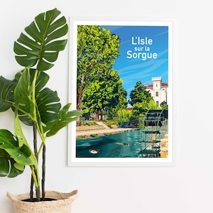 Cartel de Isle sur la Sorgue - Rueda imagen 1