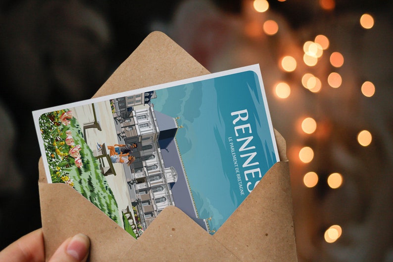 Carte postale de Rennes Bild 2