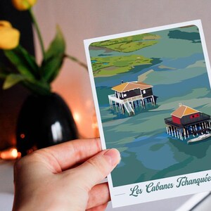 Carte postale des Cabanes Tchanquées