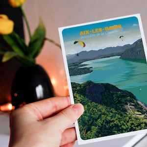 Carte postale d'Aix-les-Bains - Belvédère de la Chambotte