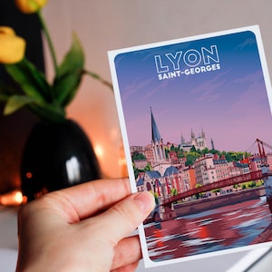 Carte postale de Lyon - Quartier Saint-George
