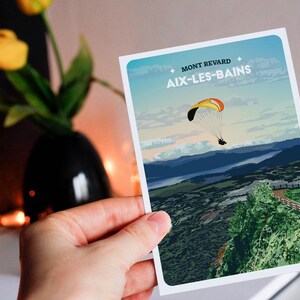 Carte postale d'Aix-les-Bains - Mont Revard