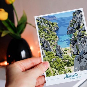 Carte postale de Marseille - Calanque d'En Vault