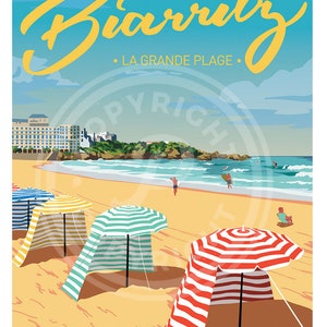 Cartel de Biarritz imagen 3