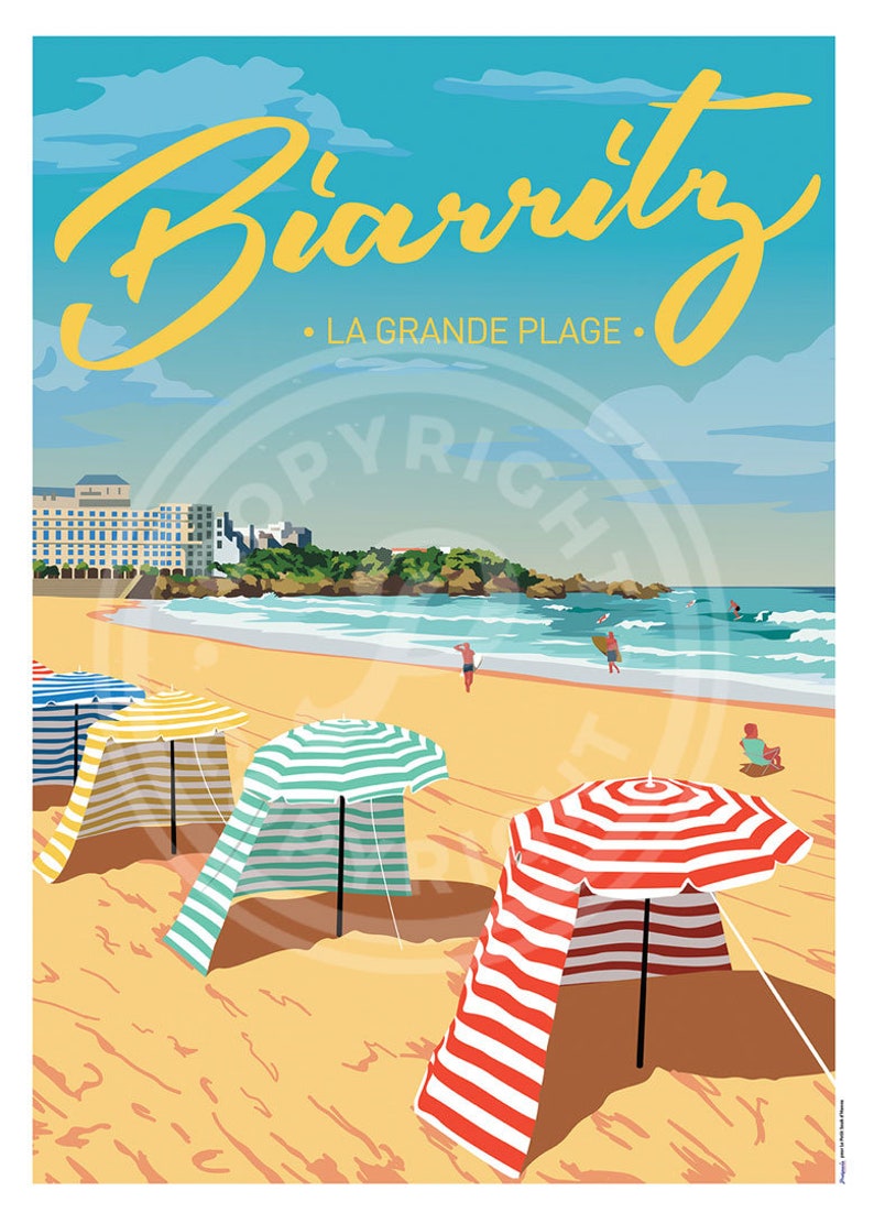 Cartel de Biarritz imagen 3