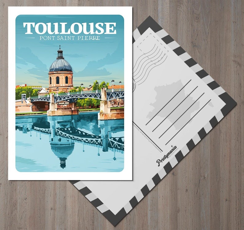 Carte postale de la ville de Toulouse image 1