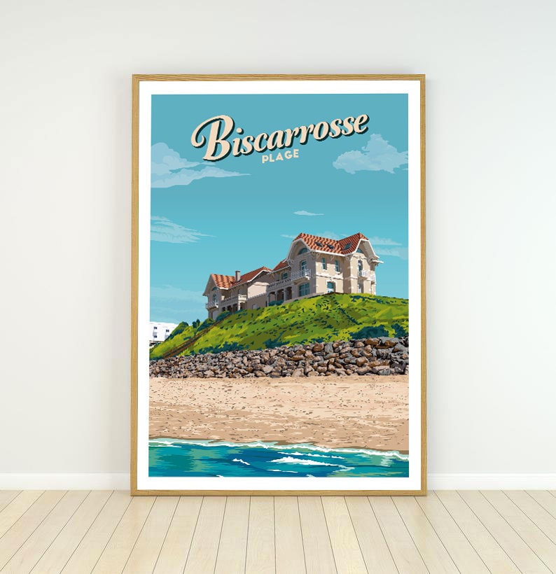 Affiche de Biscarrosse Plage
