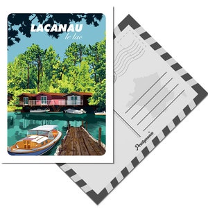 Carte postale de Lacanau - Le lac