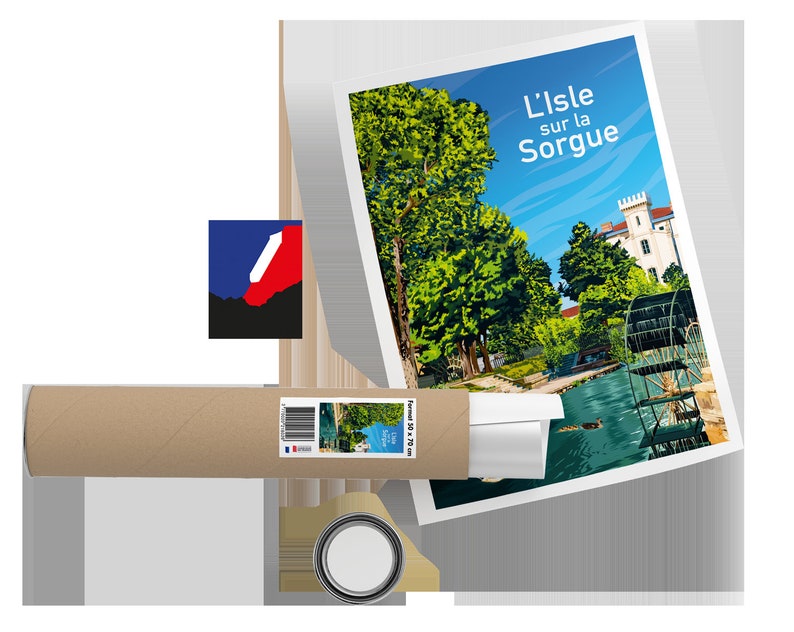 Cartel de Isle sur la Sorgue - Rueda imagen 4