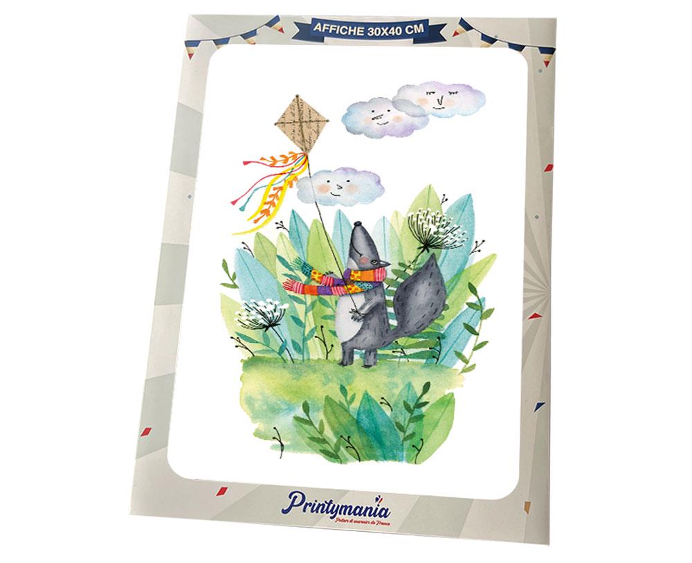 Zephyr Kite Poster - Collaboration With the Illustrator Ipiapia - Etsy