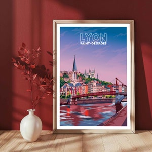 Cartel Lyon - Barrio Saint-George imagen 1