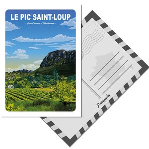 Carte postale du Pic Saint-Loup