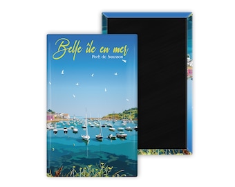 Magnet of Beautiful Island at Sea