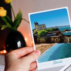 Carte postale de Biarritz - villa