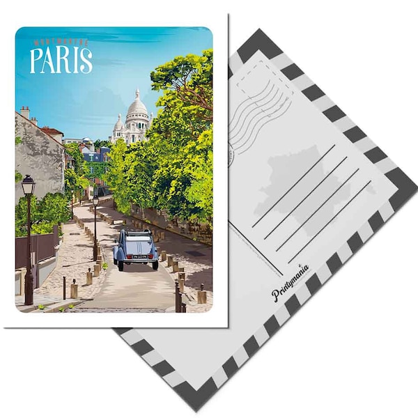 Carte postale de Paris - Montmartre