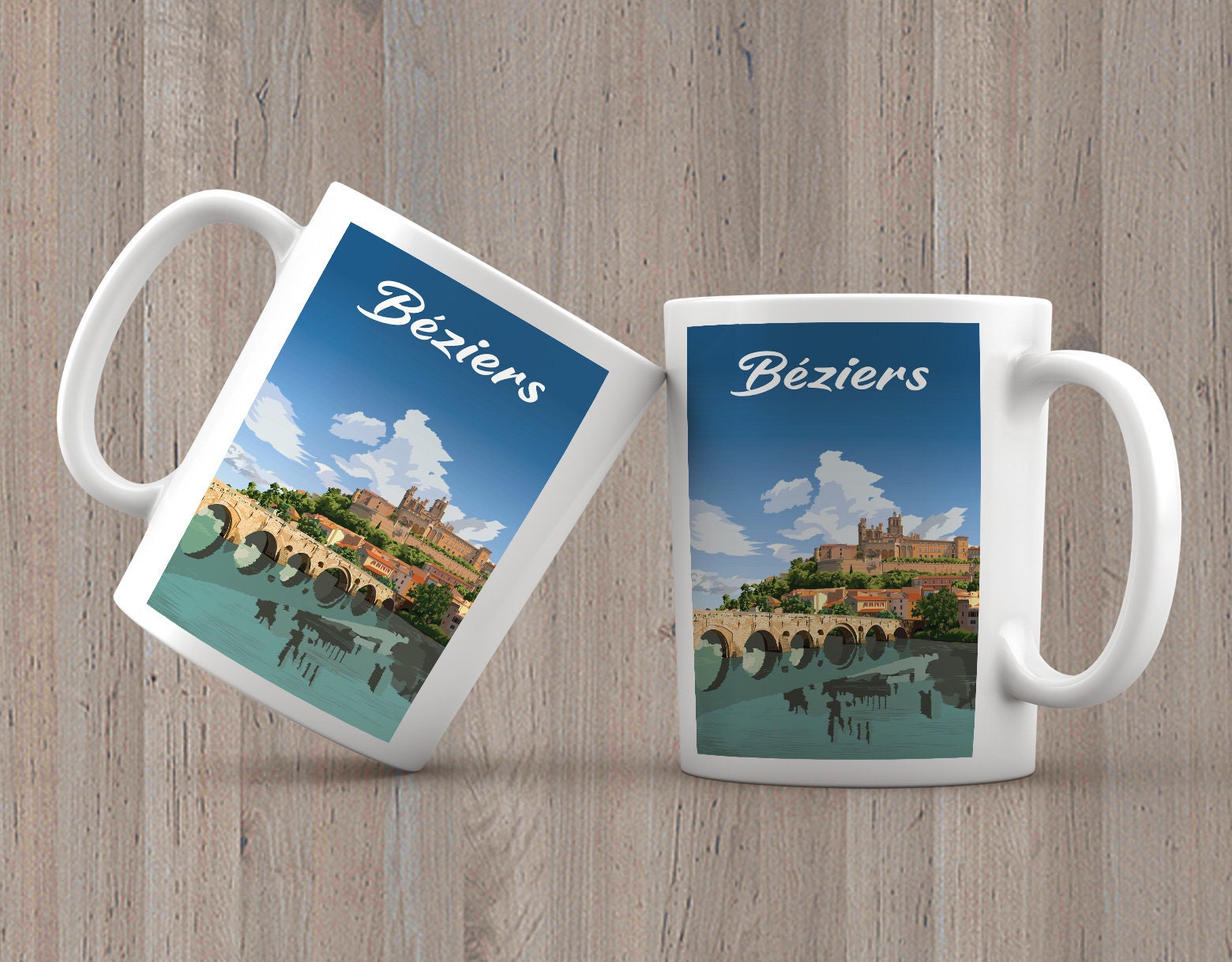Mug Visuel de La Ville Béziers