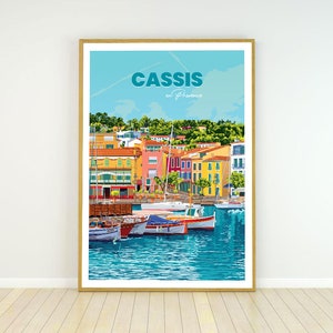 Cartaz de Cassis na Provença imagem 1