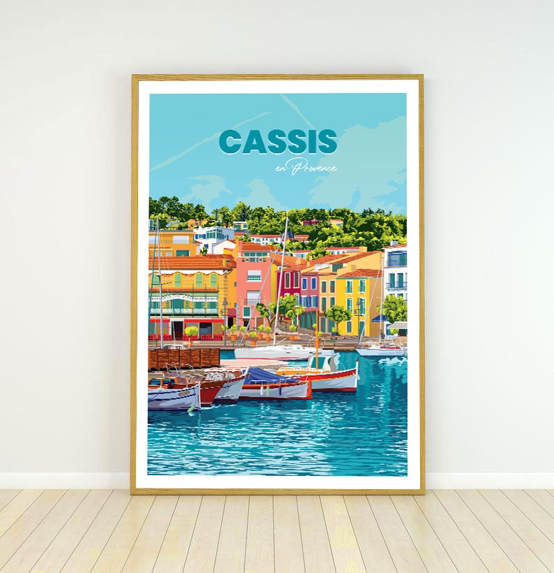 Cartaz de Cassis na Provença imagem 1